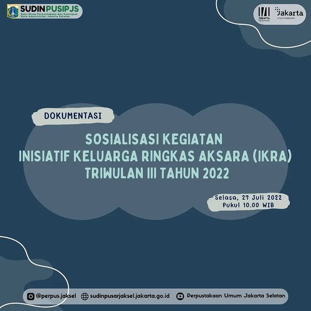 Sosialisasi Kegiatan IKRA TW III Tahun 2022