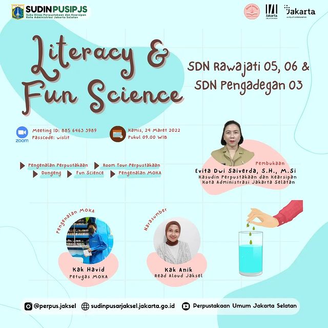 Literacy And Fun Science With SDN Rawajati 05, 06, Dan Pengadegan 03