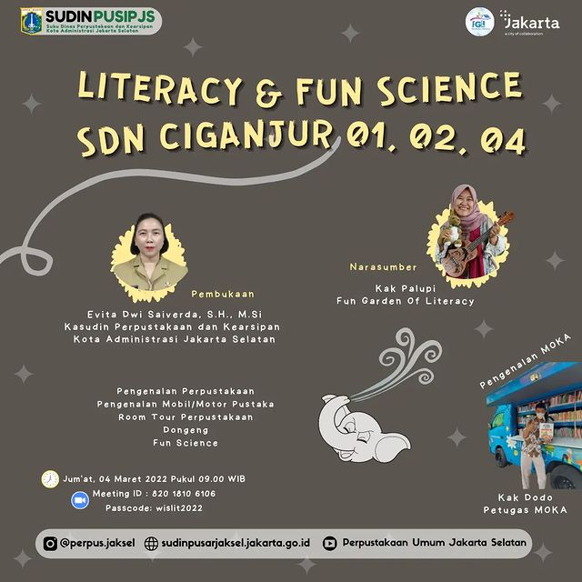 Literacy And Fun Science With SDN Ciganjur 01, 02, Dan 04
