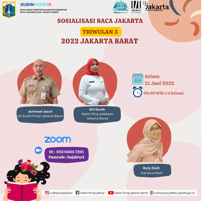 Sosialisasi Baca Jakarta Triwulan 3 Tahun 2022