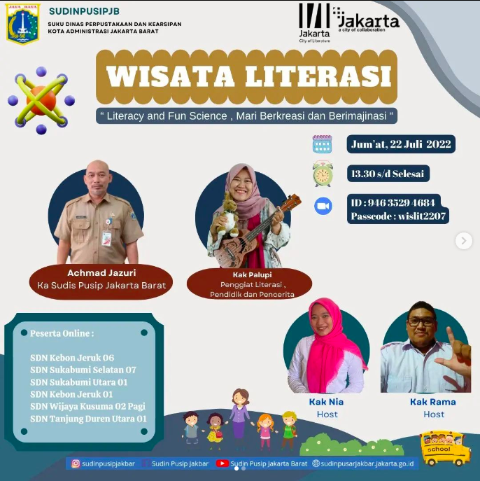 Wisata Literasi Virtual "Literacy And Fun Science"