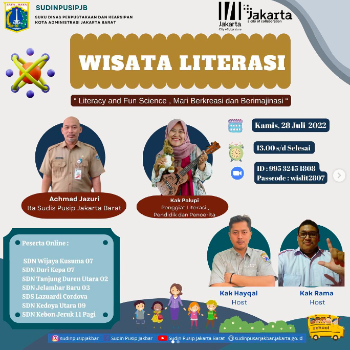 Wisata Literasi Virtual "Literacy And Fun Science"