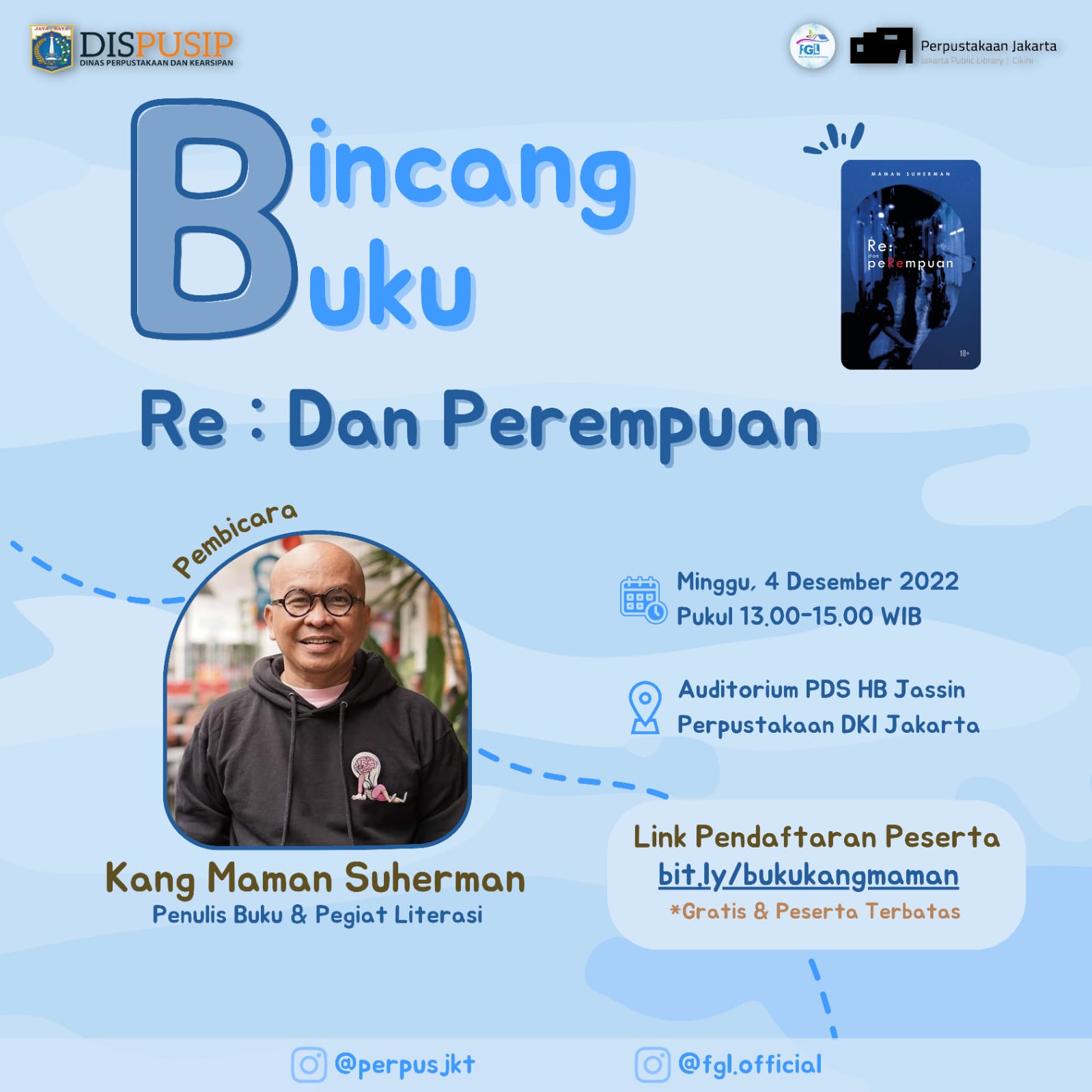 Kegiatan Bincang Buku Perpustakaan Bedah Buku Re Dan Perempuan