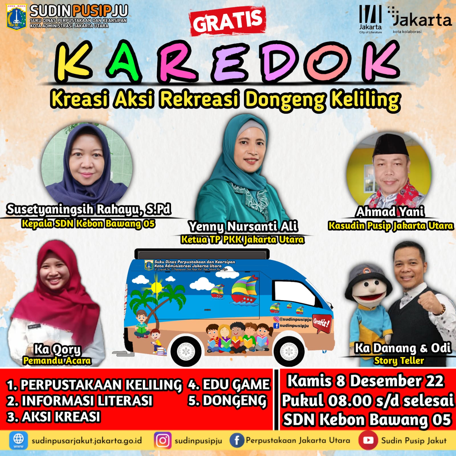 Karedok (Kreasi Aksi Rekreasi Dongeng Keliling)