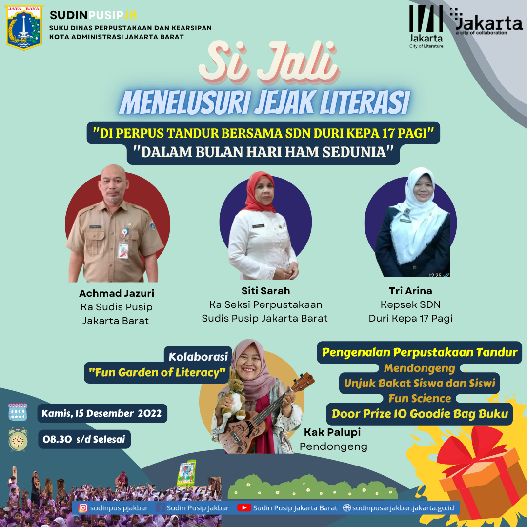 Menelusuri Jejak Literasi (Si Jali) Di Perpustakaan Tanjung Duren