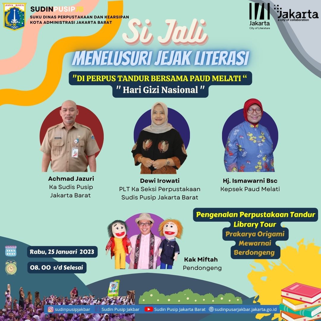 Menelusuri Jejak Literasi (Si Jali) Di Perpustakaan Tanjung Duren (Wisata Literasi)