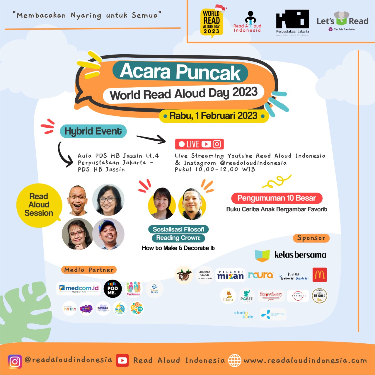 Acara Puncak World Read Aloud Day 2023