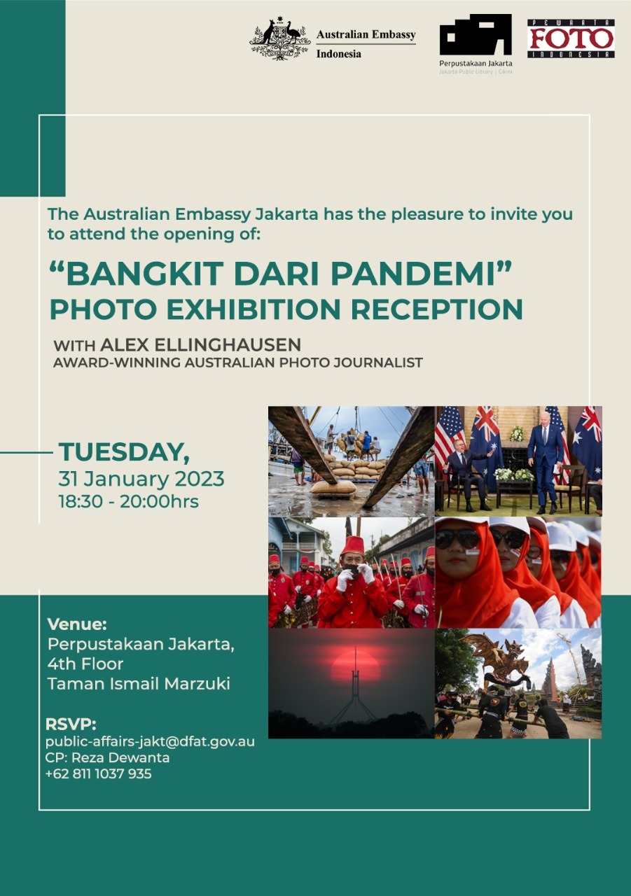 Photo Exhibition Kedutaan Besar Australia "Bangkit Dari Pandemi"