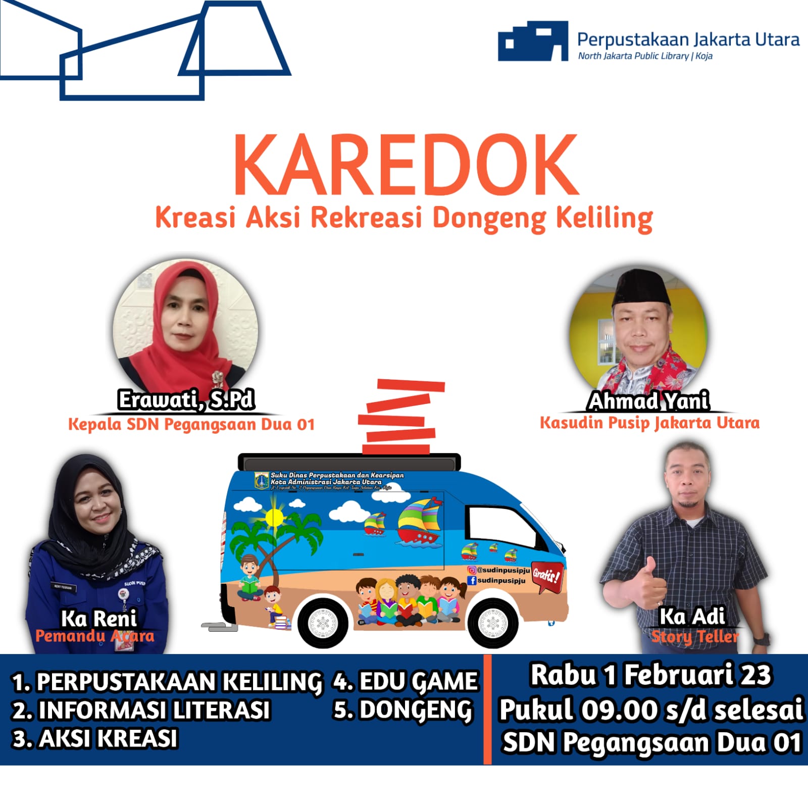 KAREDOK (Kreasi Aksi Rekreasi Dongeng Keliling)