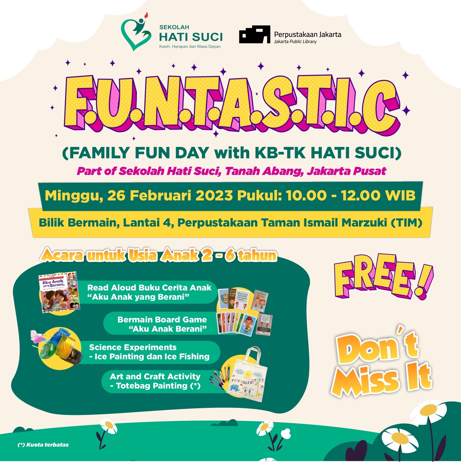 Family Fun Day-Sensory Play And Read Aloud Bersama Sekolah Hati Suci