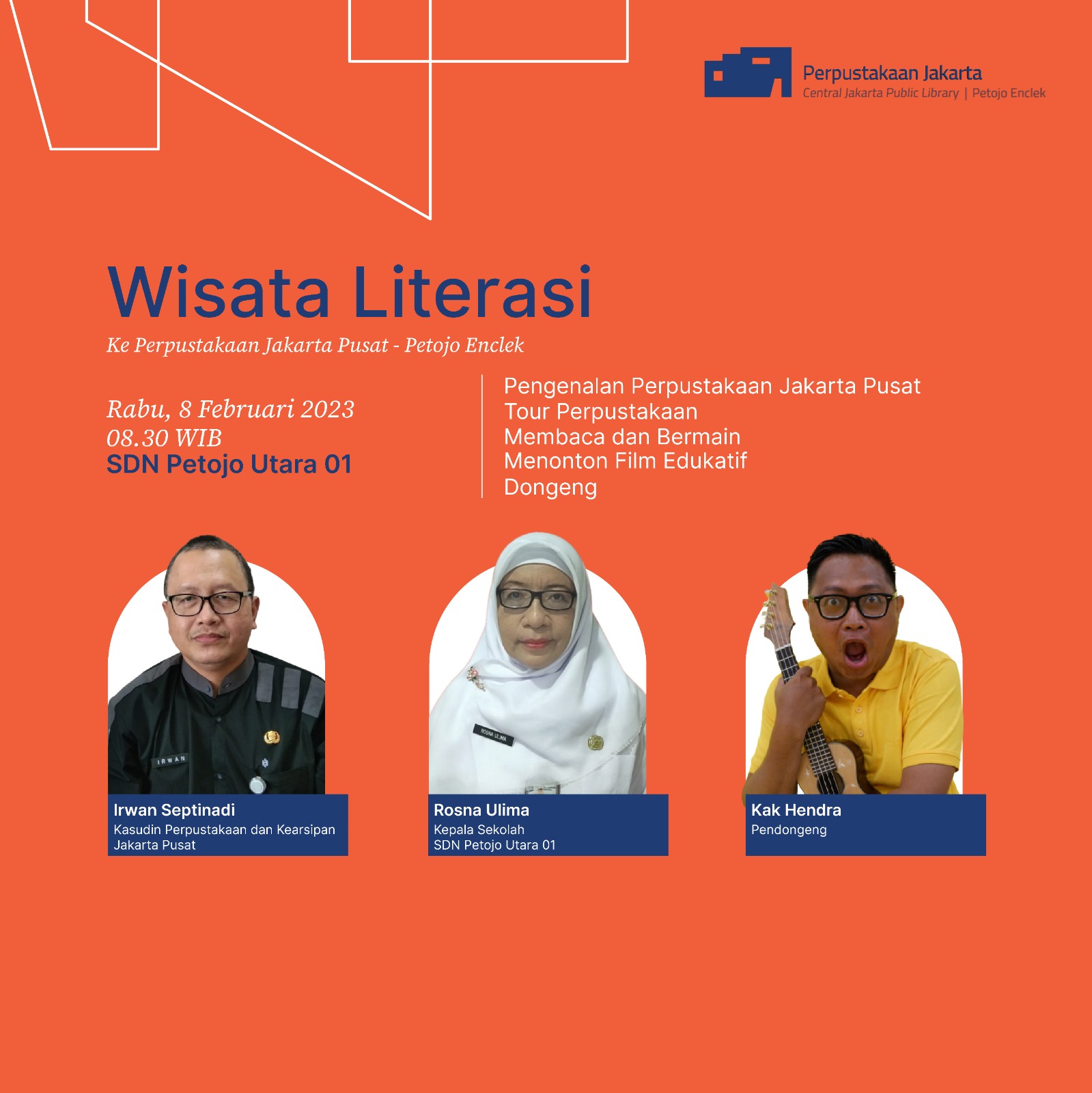 Wisata Literasi Ke Perpustakaan Petojo Enclek