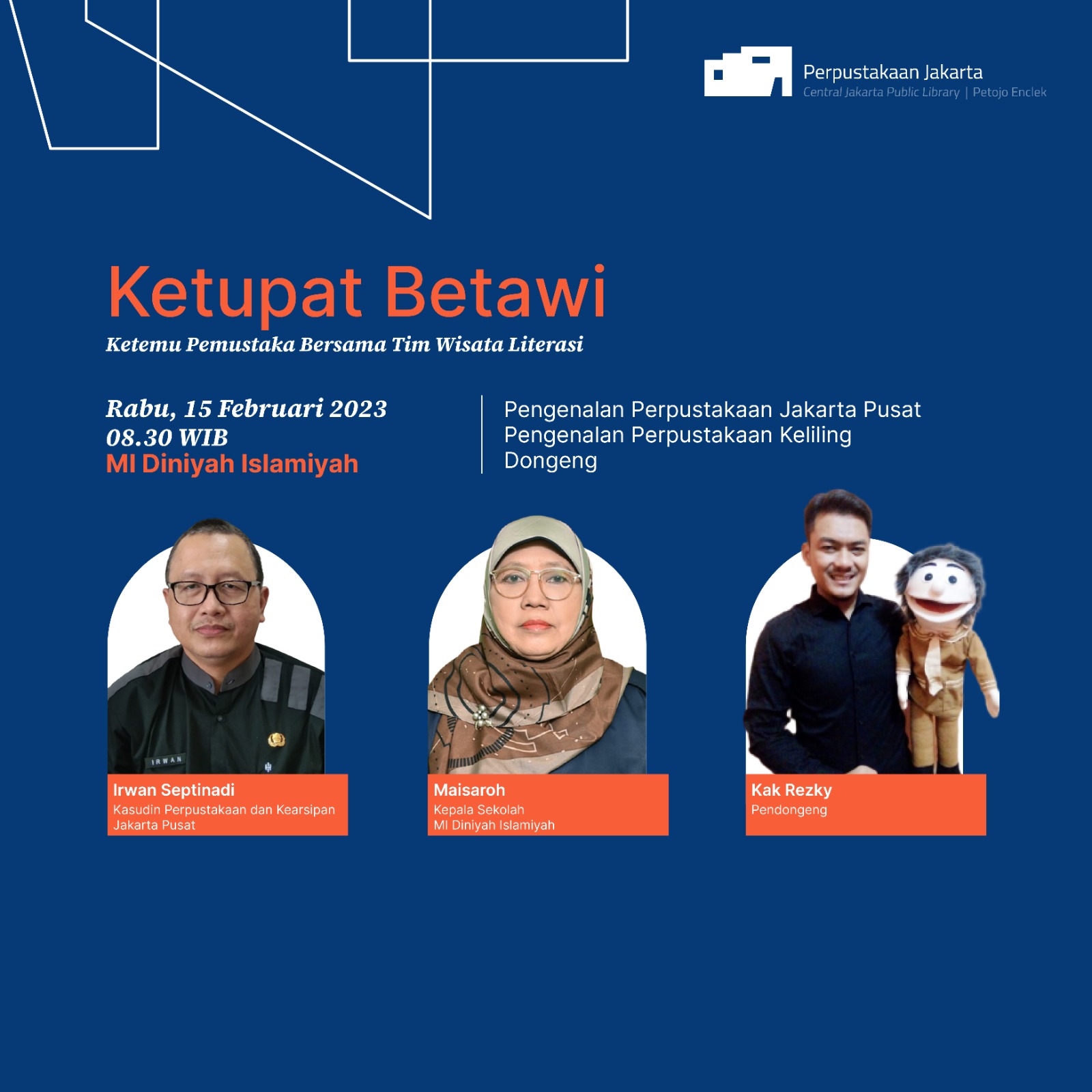 KETUPAT BETAWI : Ketemu Pemustaka Bareng Team Wisata Literasi Di  MI Diniyah Islamiyah