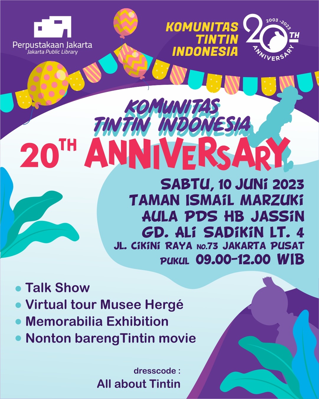 Komunitas Tintin Indonesia 20th Anniversary
