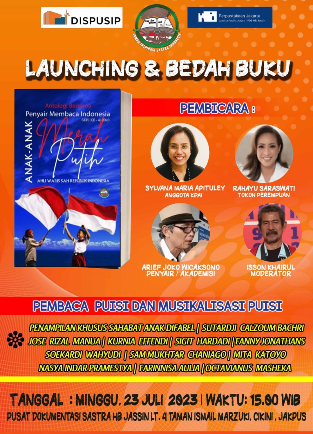 Launcing & Bedah Buku "Anak-anak Merah Putih Ahli Waris Sah Republik Indonesia"