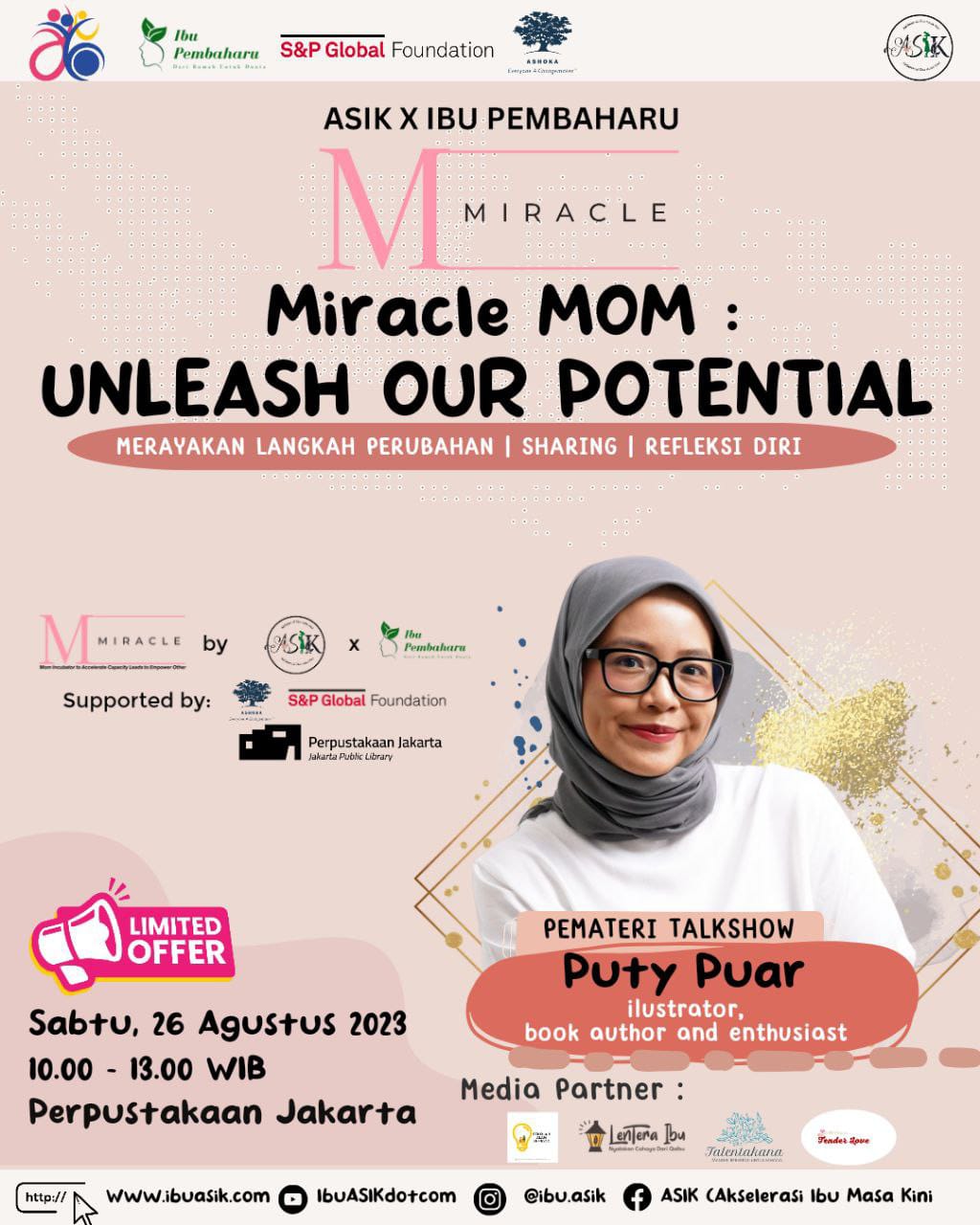Workshop Kelas Miracle MOM: Unleash Our Potential Merayakan Langkah Perubahan | Sharing | Refleksi Diri