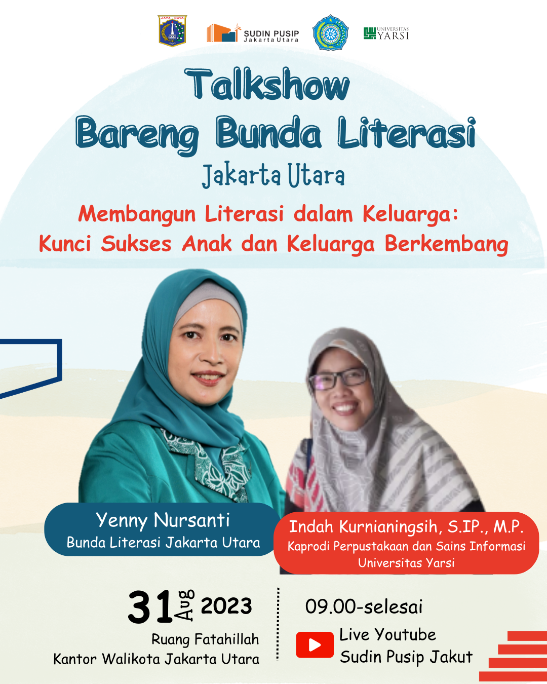 Talkshow Bersama Bunda Literasi Jakarta Utara