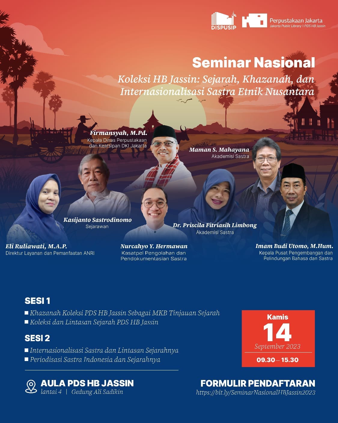 Seminar Nasional "Koleksi H.B. Jassin: Sejarah, Khazanah, Dan Internasionalisasi Sastra Etnik Nusantara"