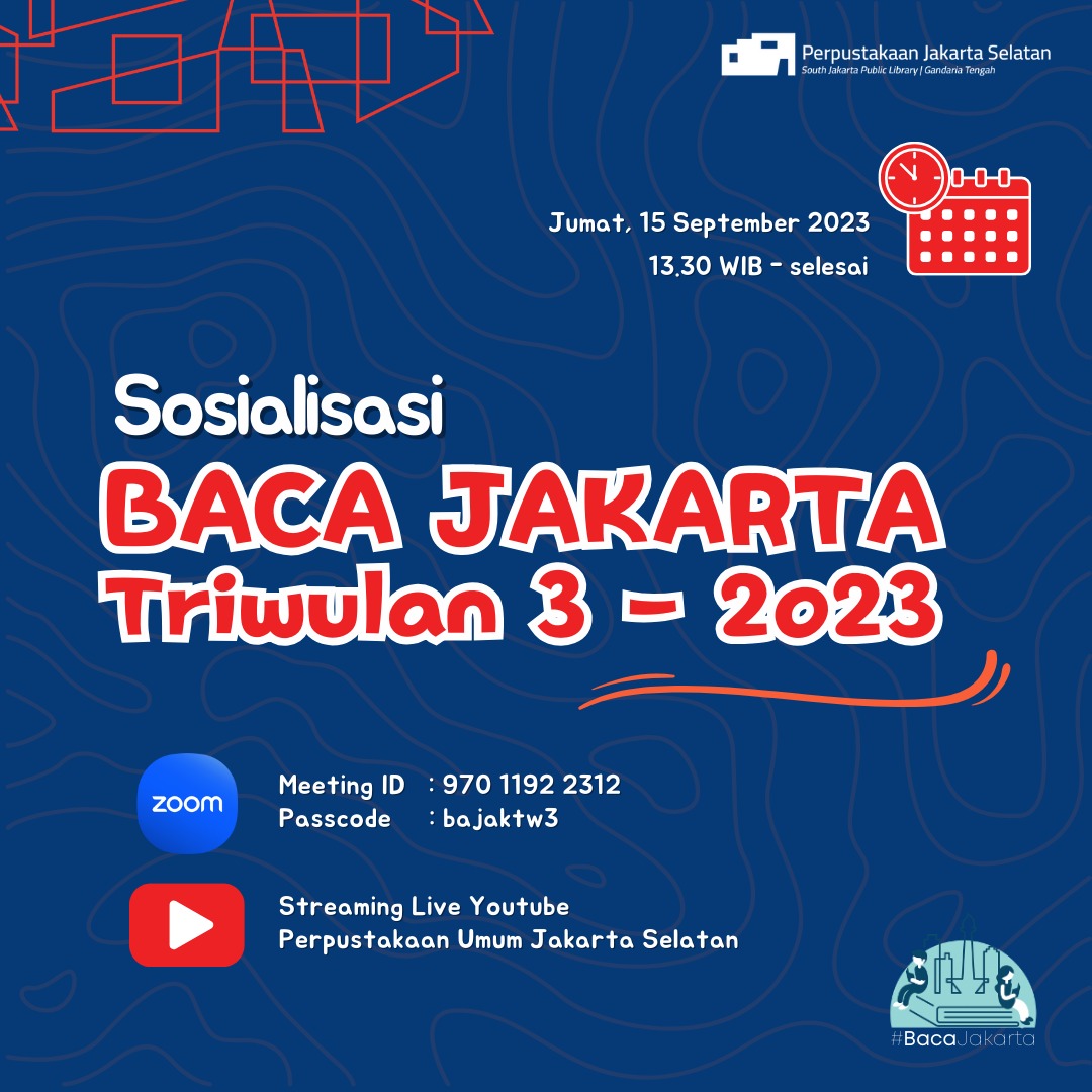 Sosialisasi Baca Jakarta Triwulan III Tahun 2023