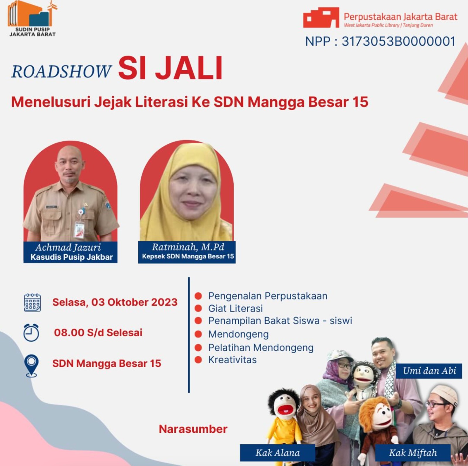 Roadshow Si Jali Di SDN Mangga Besar 15