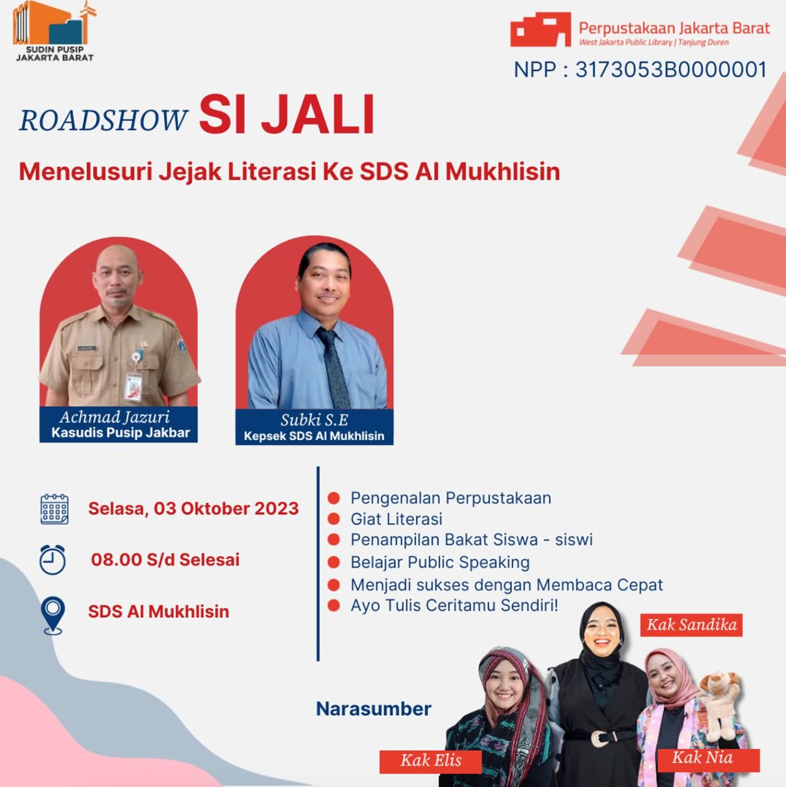 Roadshow Si Jali Di SDS Al Mukhlisin