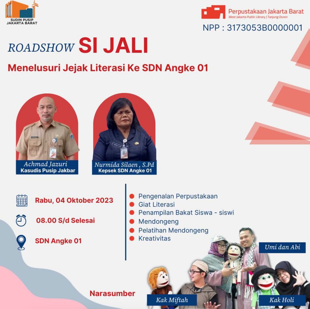 Roadshow Si Jali Di SDN Kedaung Kaliangke 01