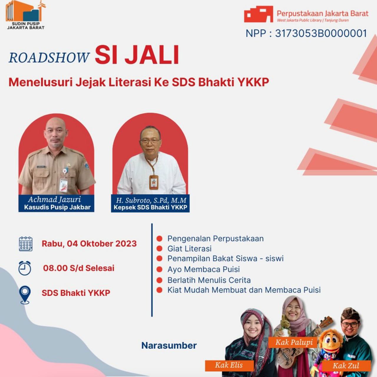 Roadshow Si Jali Di SDS Bhakti YKKP