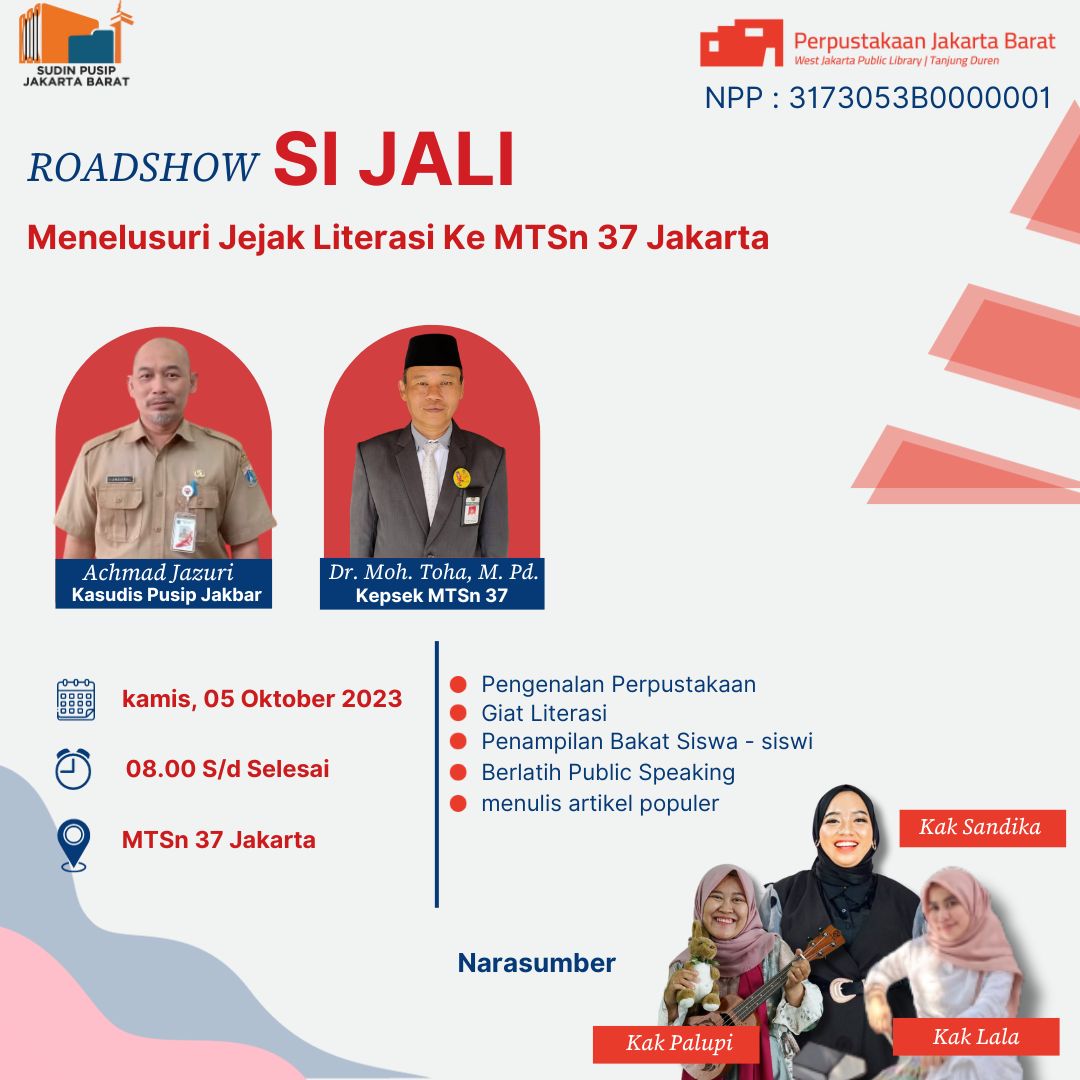 Roadshow Si Jali Di MTSN 37 Jakarta