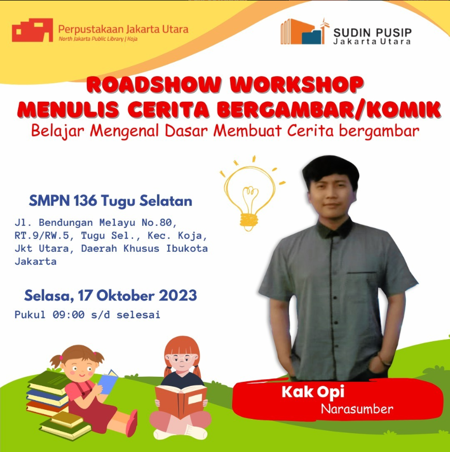 Roadshow Workshop Membaca Bersama Suku Dinas Perpustakaan Dan Kearsipan Kota Administrasi Jakarta Utara