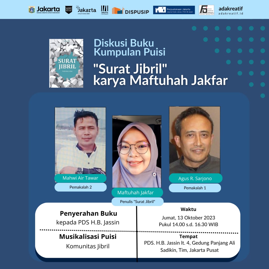 Diskusi Buku Kumpulan Puisi "Surat Jibril" Karya Maftuhah Jakfar