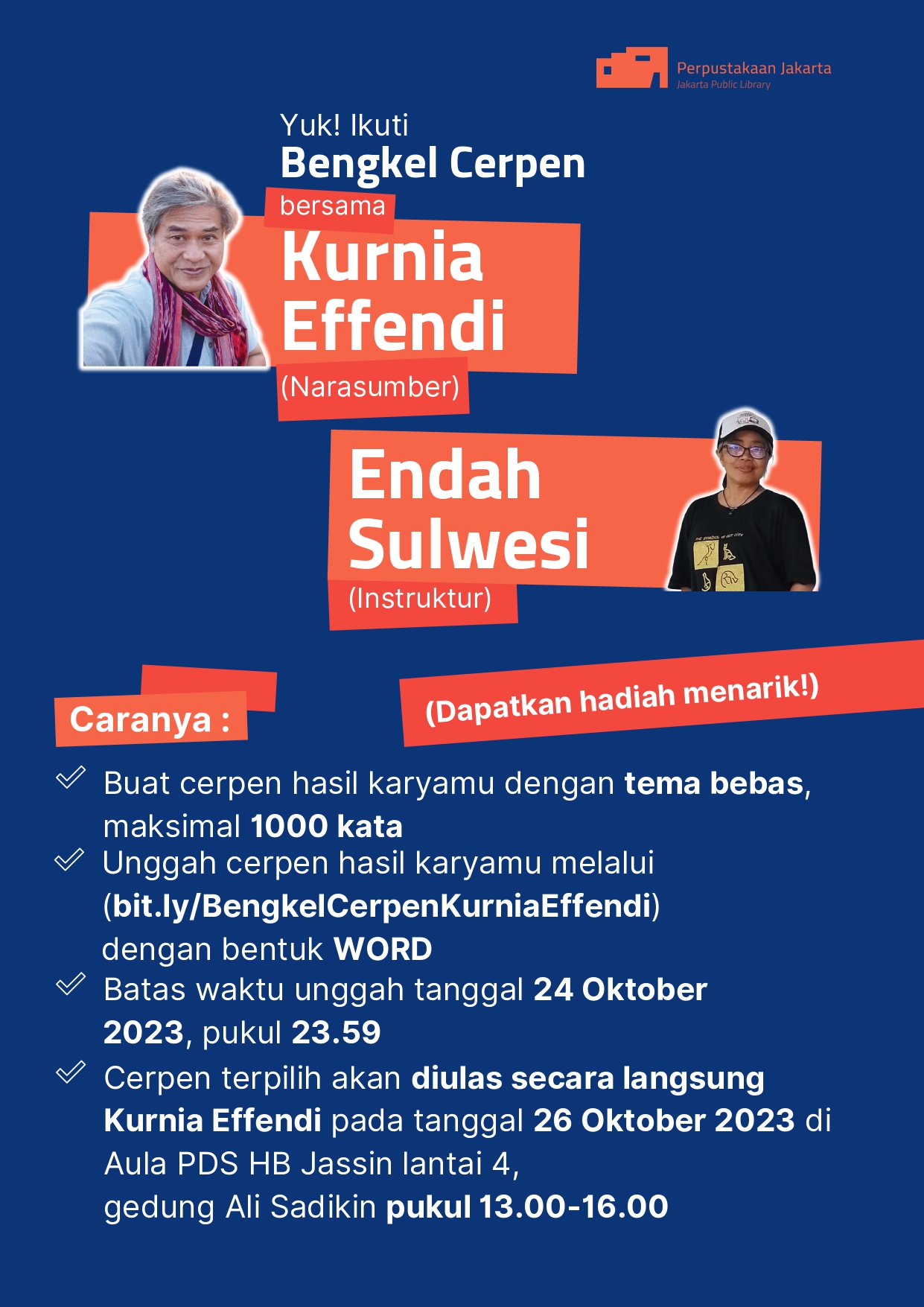 Bengkel Cerpen Bersama Kurnia Effendi