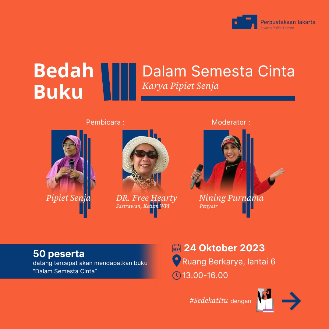 Bedah Buku "Dalam Semesta Cinta" Karya Pipiet Senja