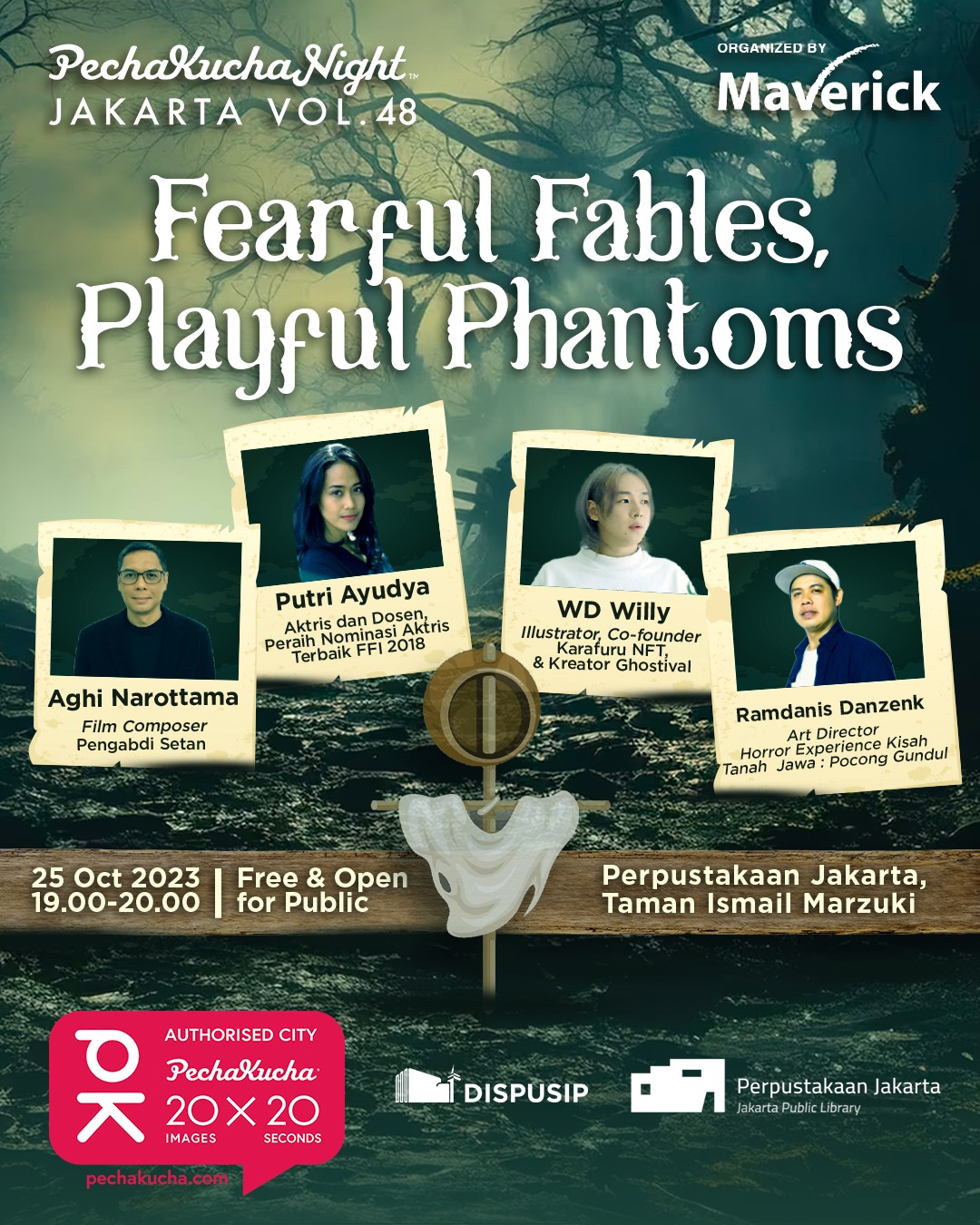 PechaKucha Night Jakarta Vol.48 "Fearful Fables, Playful Phantoms"