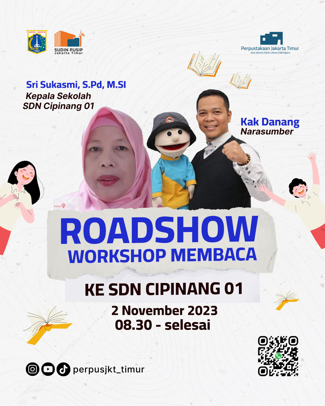 Roadshow Workshop Membaca Di SDN Cipinang 01