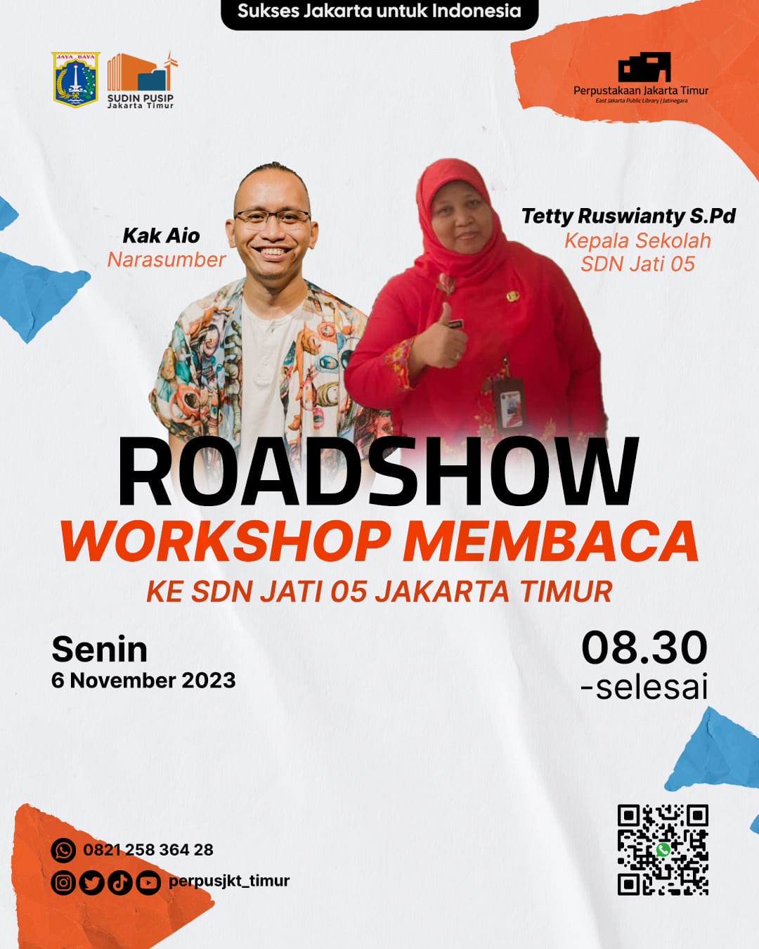 Roadshow Workshop Membaca Di SDN Jati 05