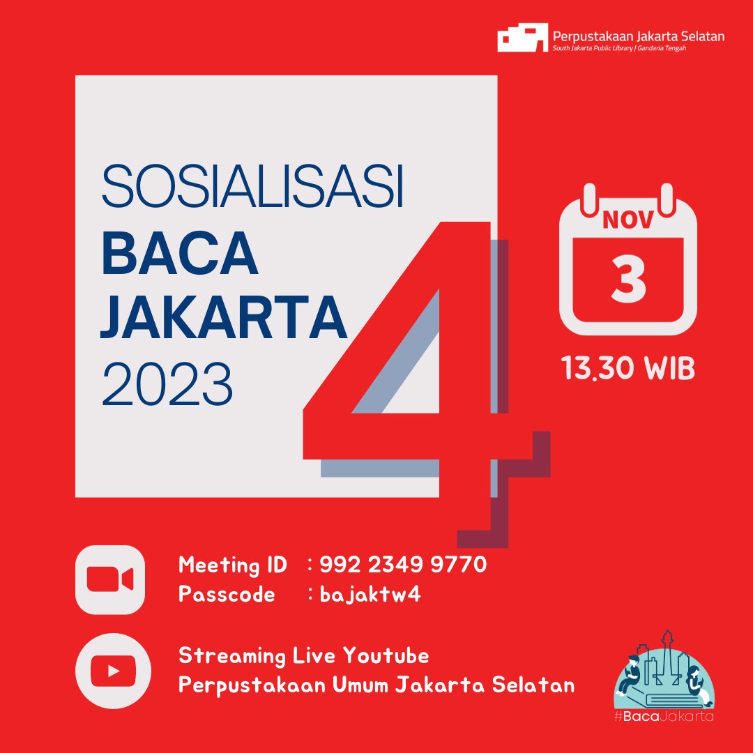 Sosialisasi Baca Jakarta Triwulan IV Tahun 2023