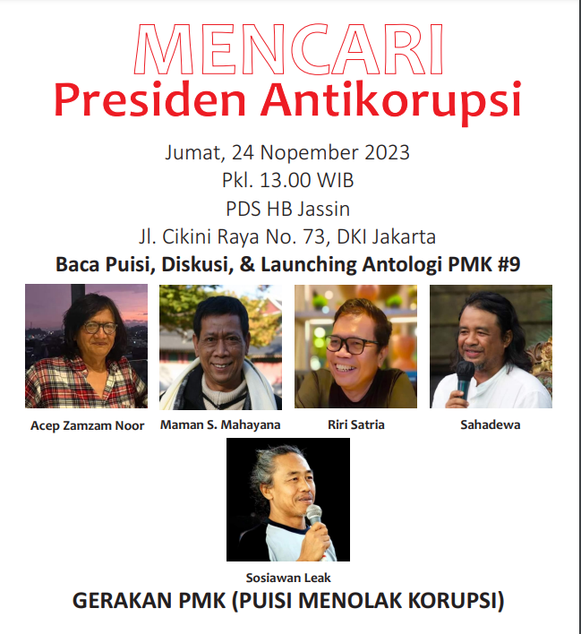 Gerakan PMK (Puisi Menolak Korupsi)