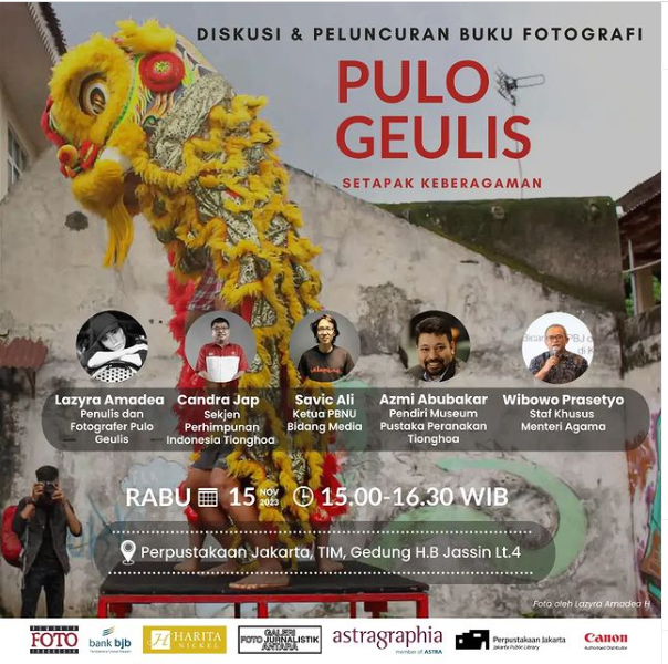 Diskusi & Peluncuran Buku Fotografi Pulo Geulis Setapak Keberagaman