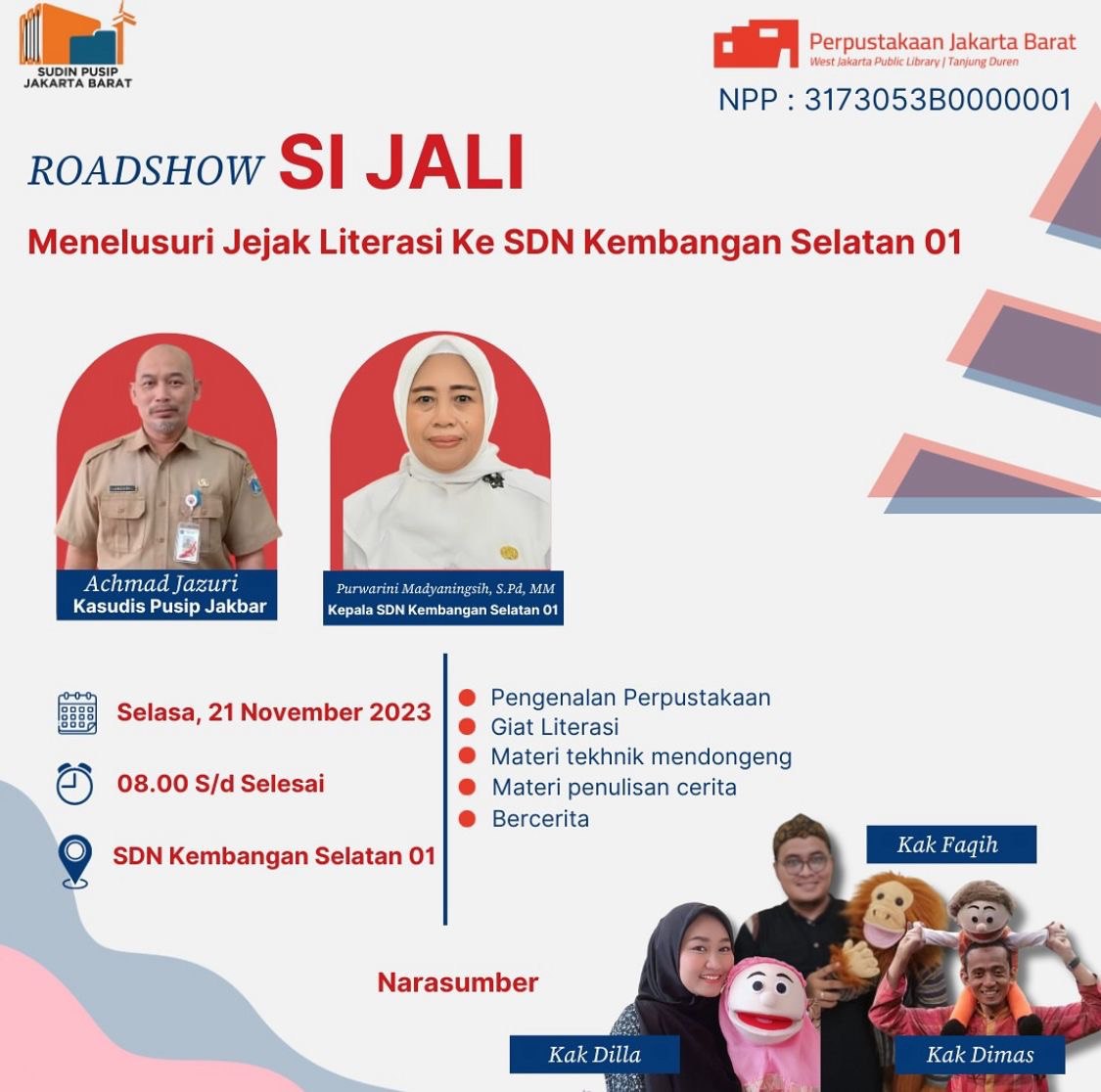 Roadshow Si Jali Di SDN Kembangan Selatan 01