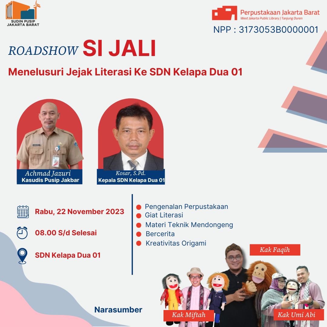 Roadshow Si Jali Di SDN Kelapa Dua 01