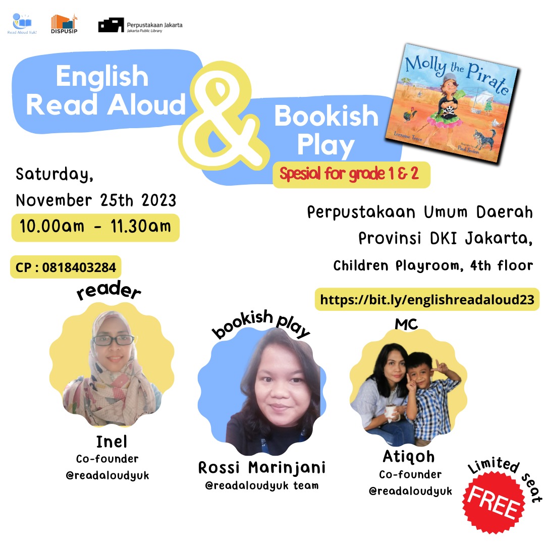 English Read Aloud & Bookish Play Spesial For Grade 1 And 2