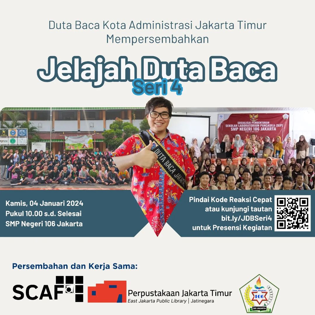 Jelajah Duta Baca Ke SMP Negeri 106 Jakarta