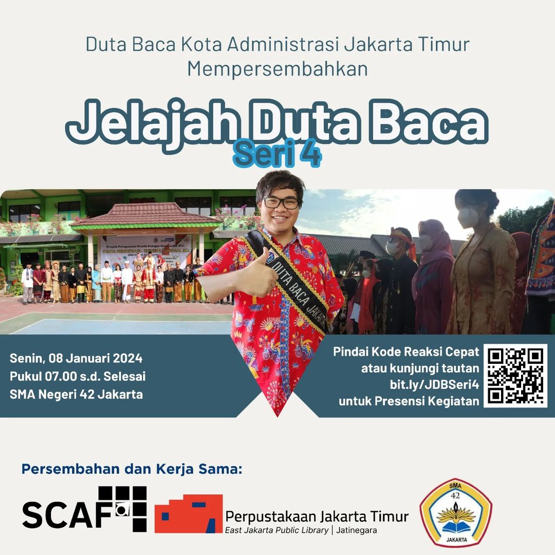 Jelajah Duta Baca Ke SMA Negeri 42 Jakarta