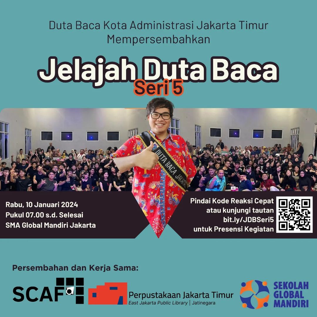 Jelajah Duta Baca Ke SMA Global Mandiri Jakarta
