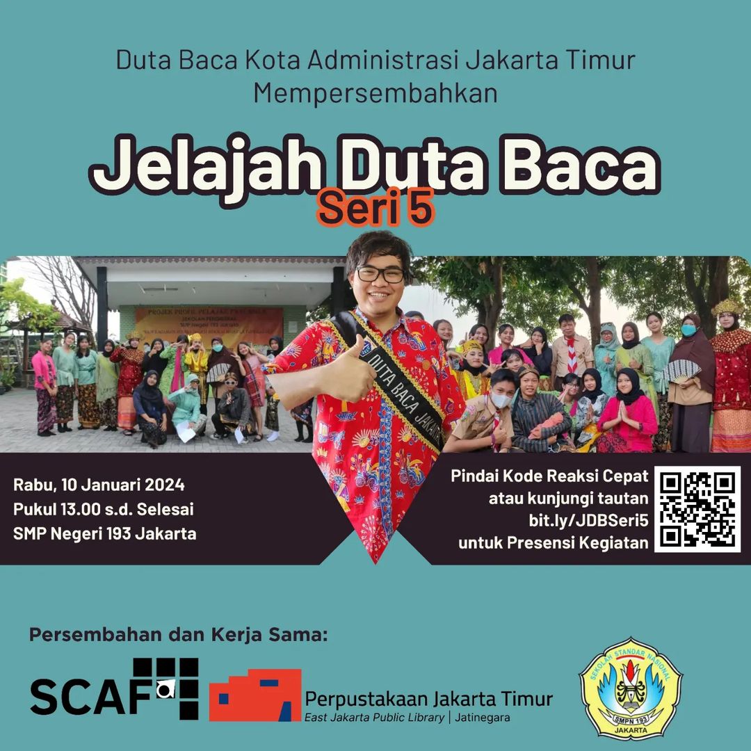 Jelajah Duta Baca Ke SMP Negeri 193 Jakarta