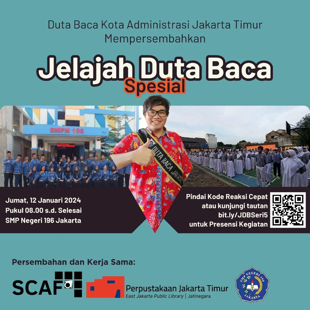 Jelajah Duta Baca Ke SMP Negeri 196 Jakarta