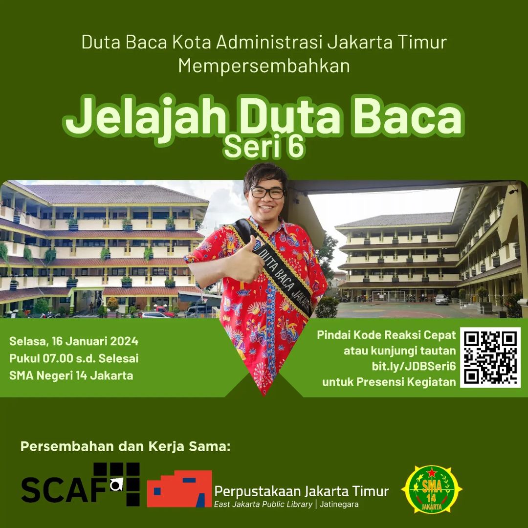 Jelajah Duta Baca Ke SMA Negeri 14 Jakarta
