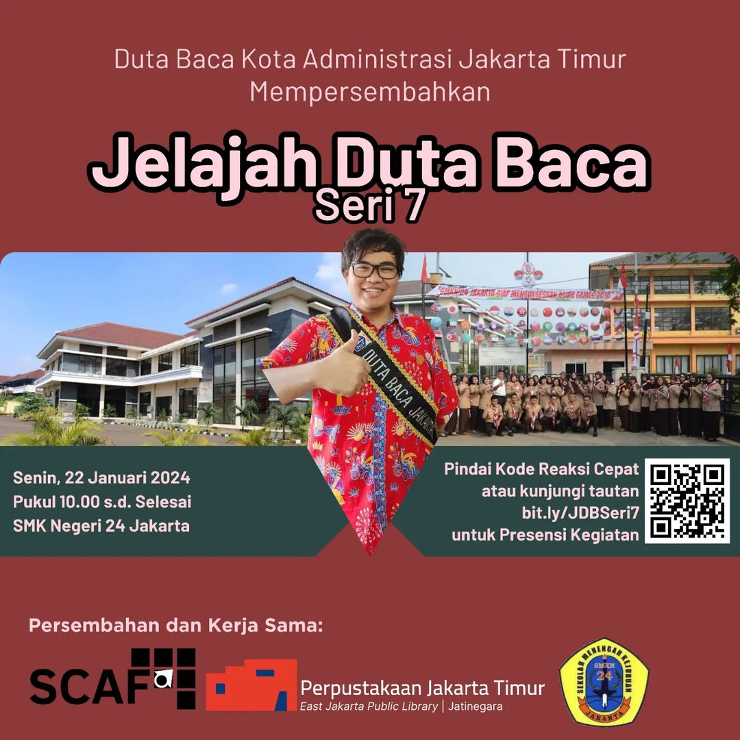Jelajah Duta Baca Ke SMK Negeri 24 Jakarta