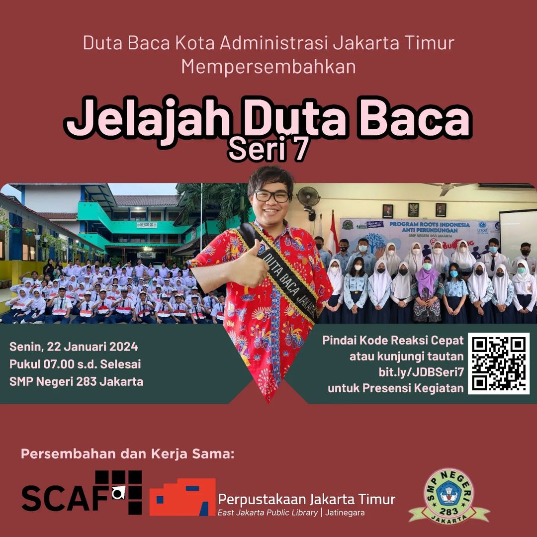 Jelajah Duta Baca Ke SMP Negeri 283 Jakarta