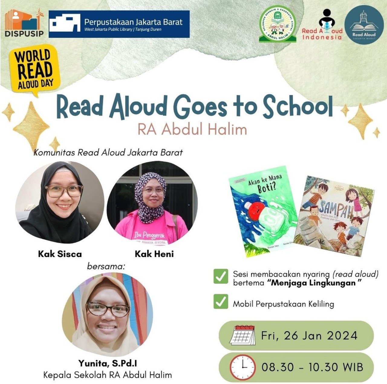 Read Aloud Goes To School Ke RA Abdul Halim