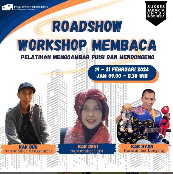 Roadshow Workshop Pembudayaan Minat Baca Dan Literasi: SMPN 65 Jakarta